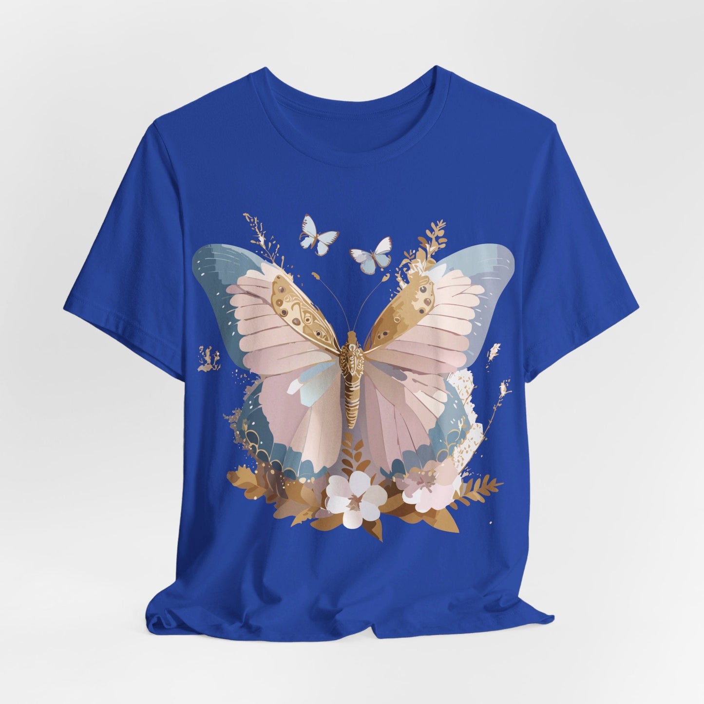 Butterfly Graphic Tee Unisex Short Sleeve Art Design By Adelpha