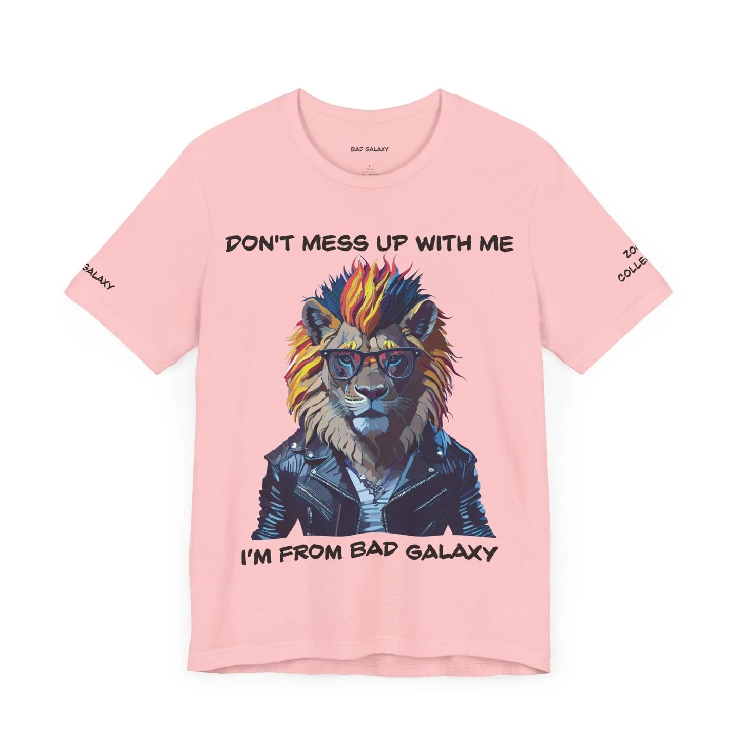 Animal T Shirt From Bad Galaxy Made To Order 100 Percent Cotton Tee Eco Friendly Non Toxic Inks USA