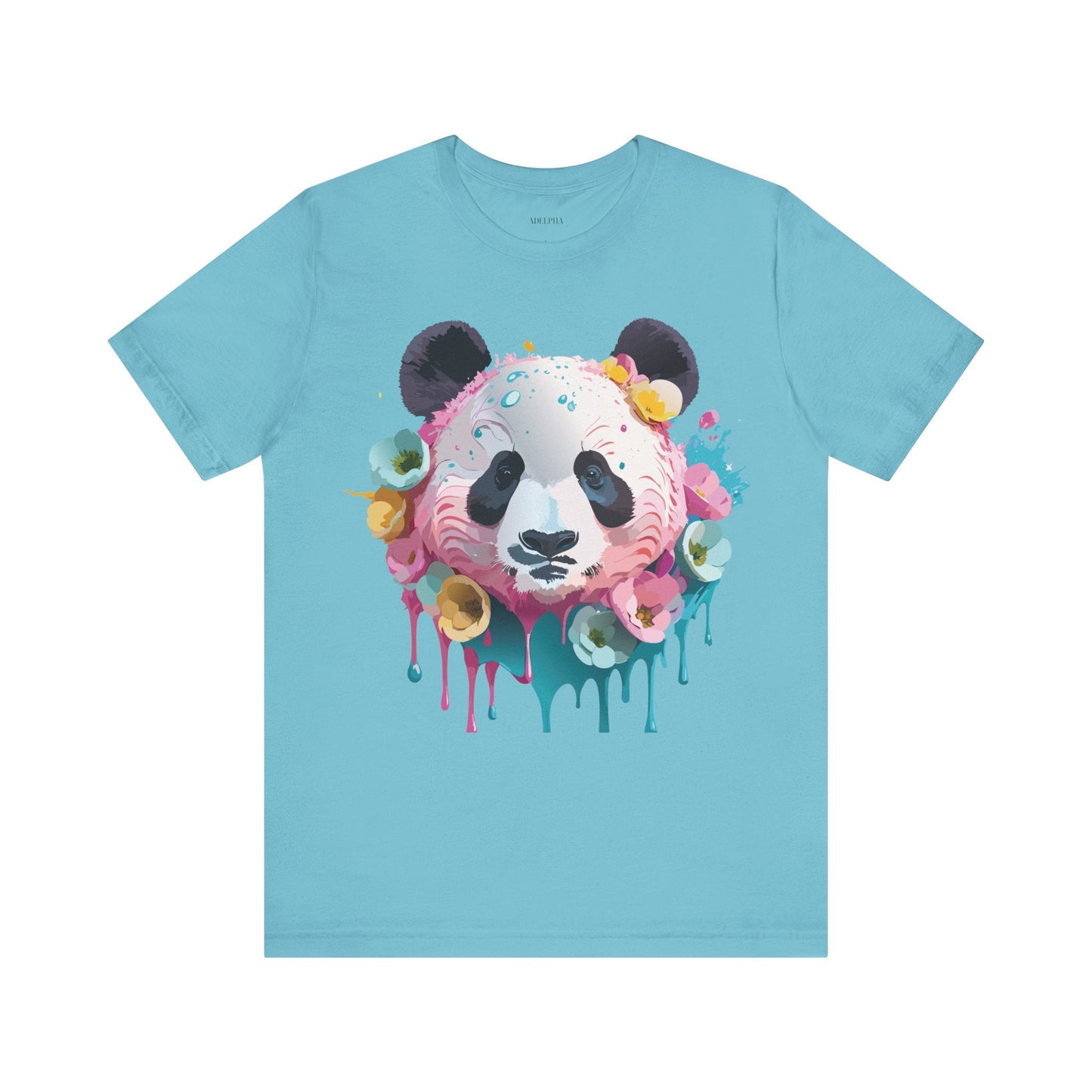 Panda Graphic Unisex 100 Cotton Vintage Art with Animal T-Shirt 6