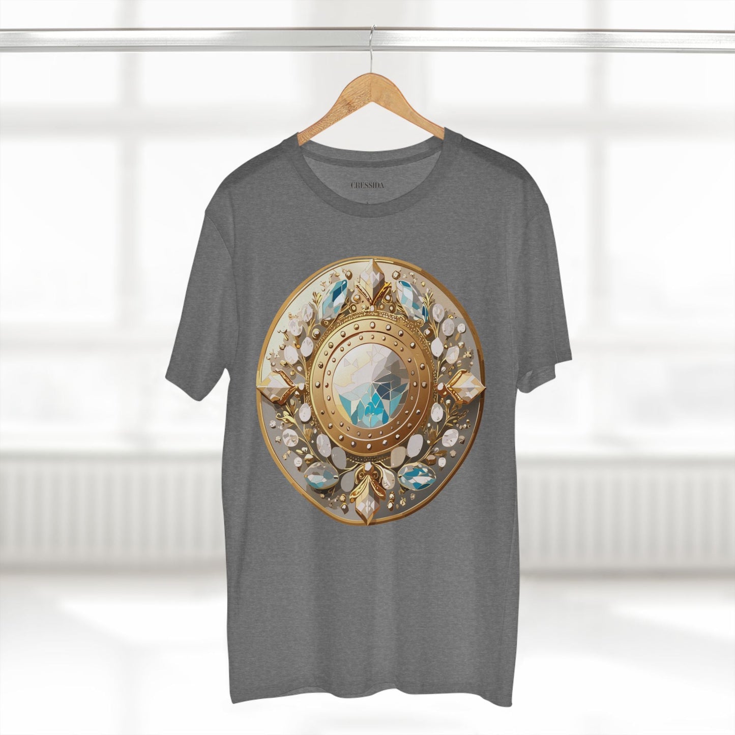 Medallion Graphic T-Shirt Unisex 100 Cotton With Gold Art Design Medal Tee 19