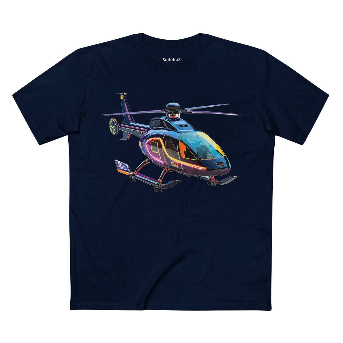 Chopper Graphic Unisex 100 Cotton Staple Tee 16
