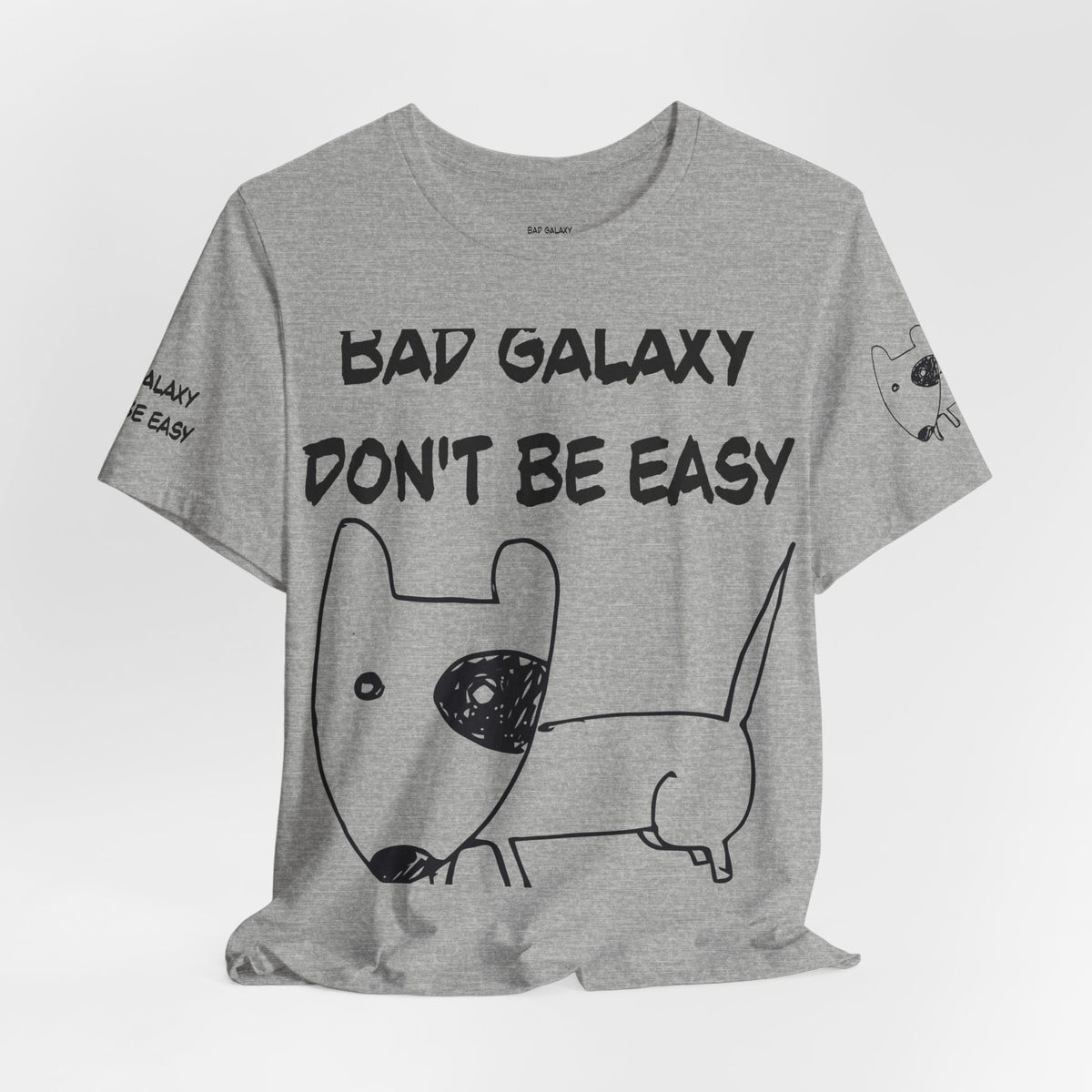 Funny Dog Graphic Unisex Cotton Bella+Canvas Tee with Art Design b89