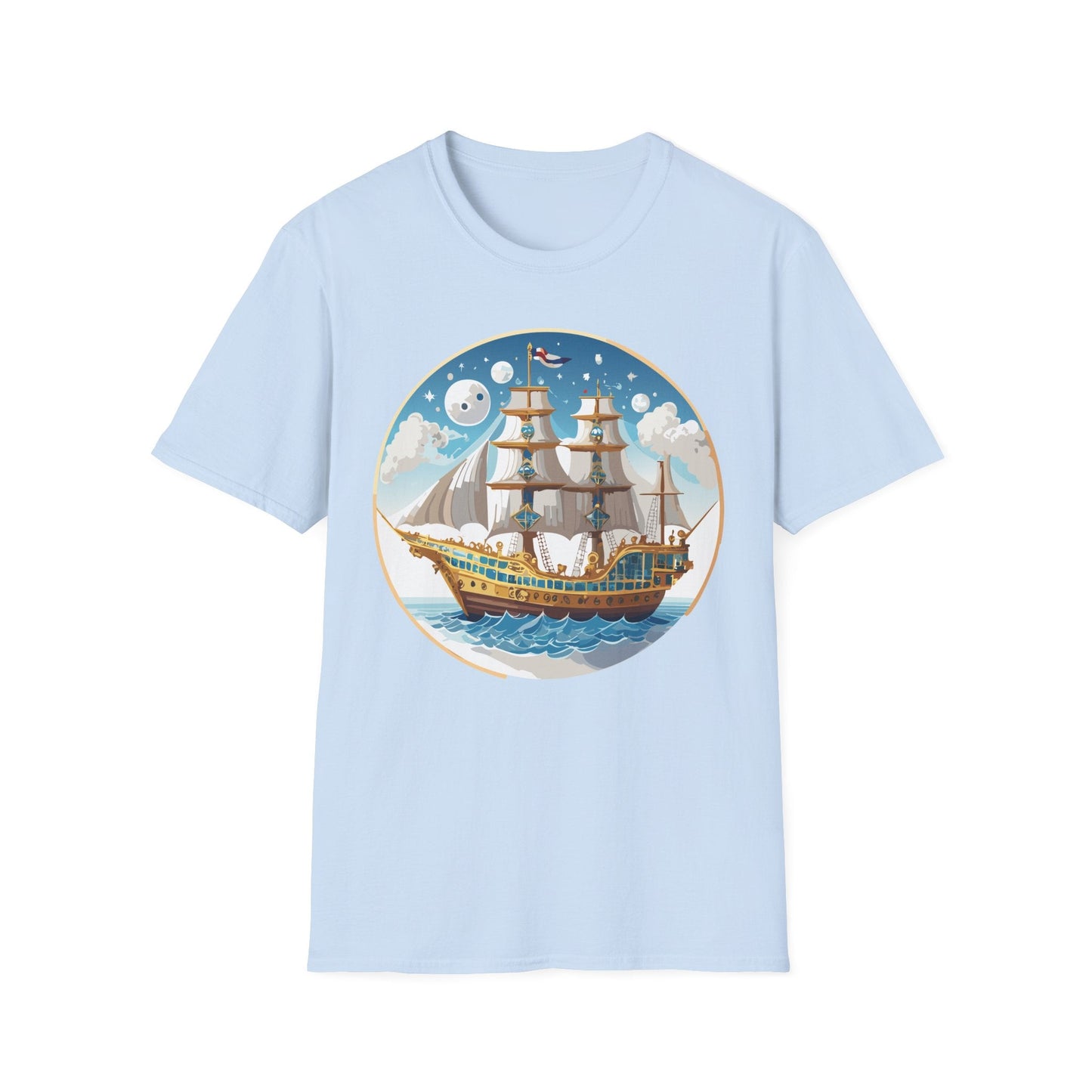 Ship T Shirts Frigate T Shirts Vessel Tee Shirt Unisex Softstyle 100 Percent Ring Spun Cotton Tee