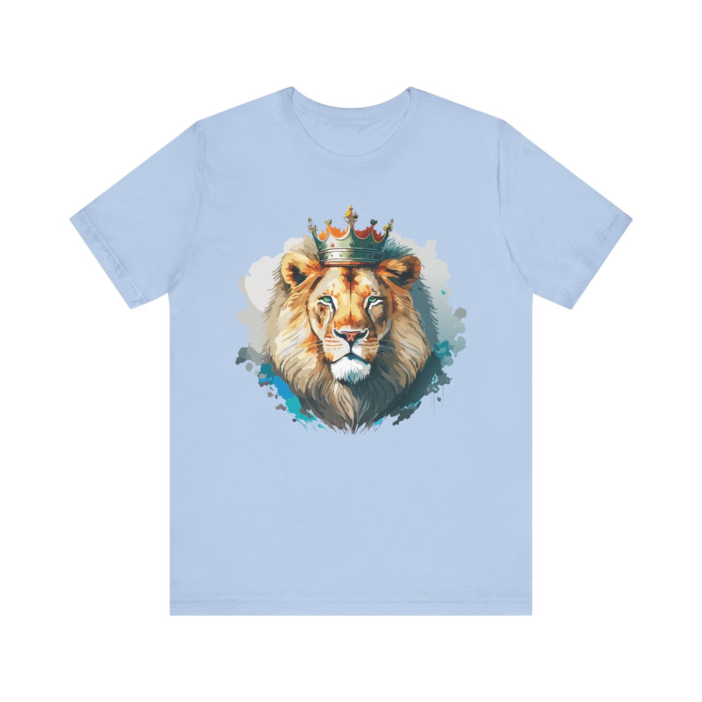 Lion Shirt, Animal Shirt, T-Shirt with Lion, Art Design Tee, Animal Tees, Safari T-Shirt, Crown Tee 13