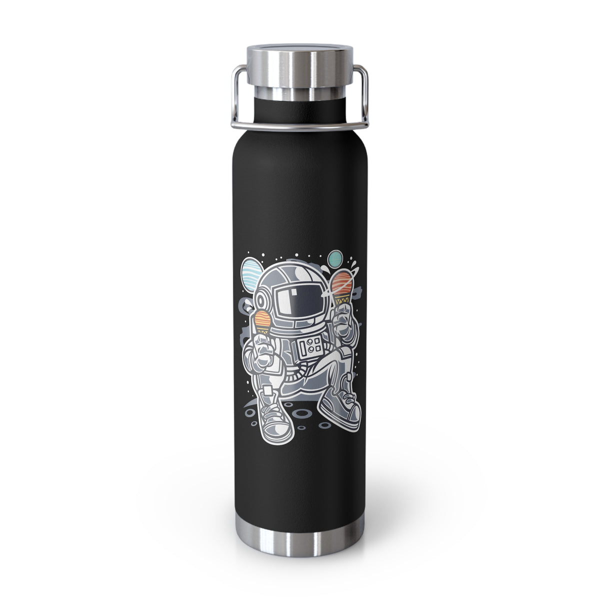 22oz Copper Insulated Water Bottle with Cartoon Design - CV5