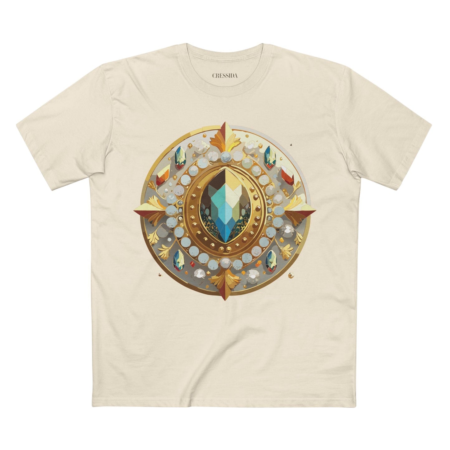 Medallion Graphic T-Shirt Unisex 100 Cotton With Gold Art Design Medal Tee 20