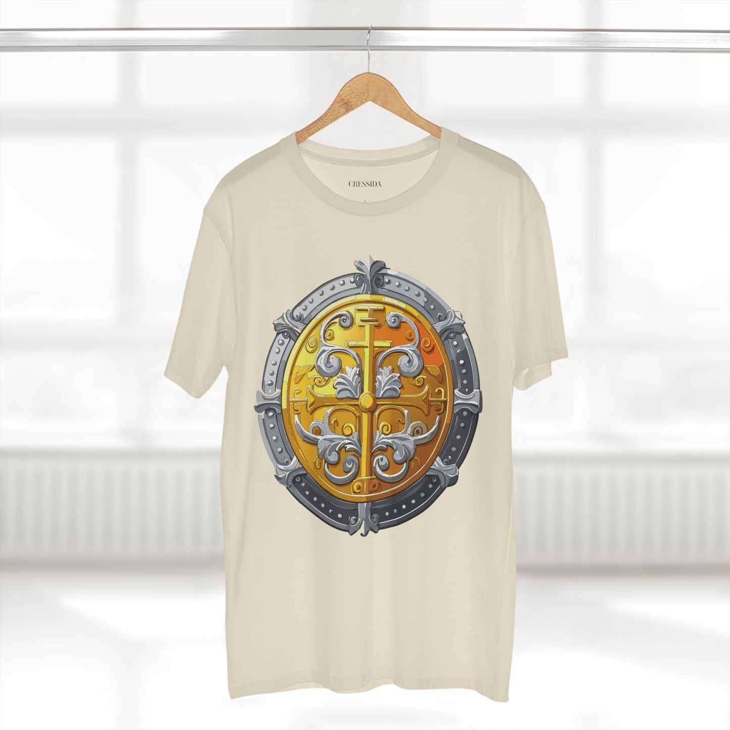 Antique Gold Coin Graphic Design T-Shirt Unisex 100 Cotton With Golden Print Artwork Tee 19