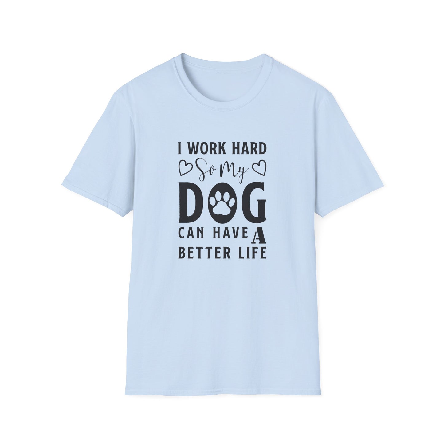 Funny Dog Lover Graphic Unisex Cotton T-Shirt Softstyle