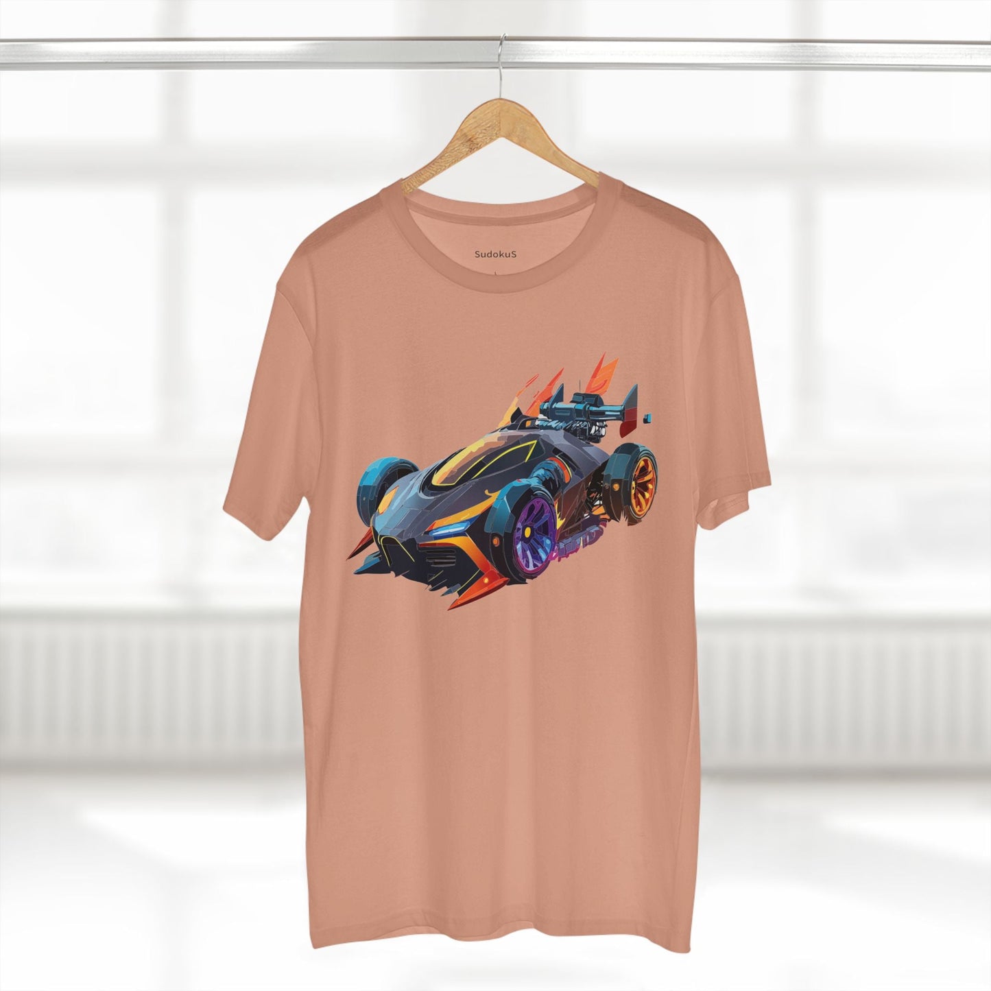 Car Graphic Unisex 100 Cotton Staple Tee 14