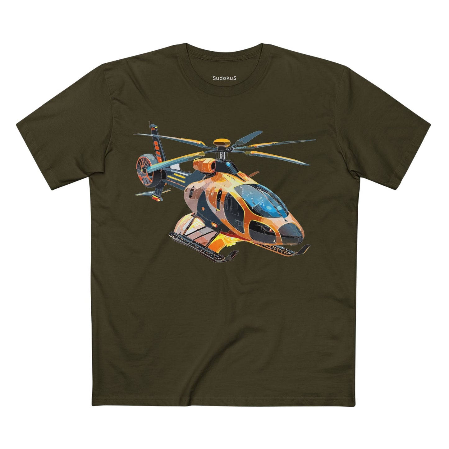 Chopper Graphic Unisex 100 Cotton Staple Tee 6
