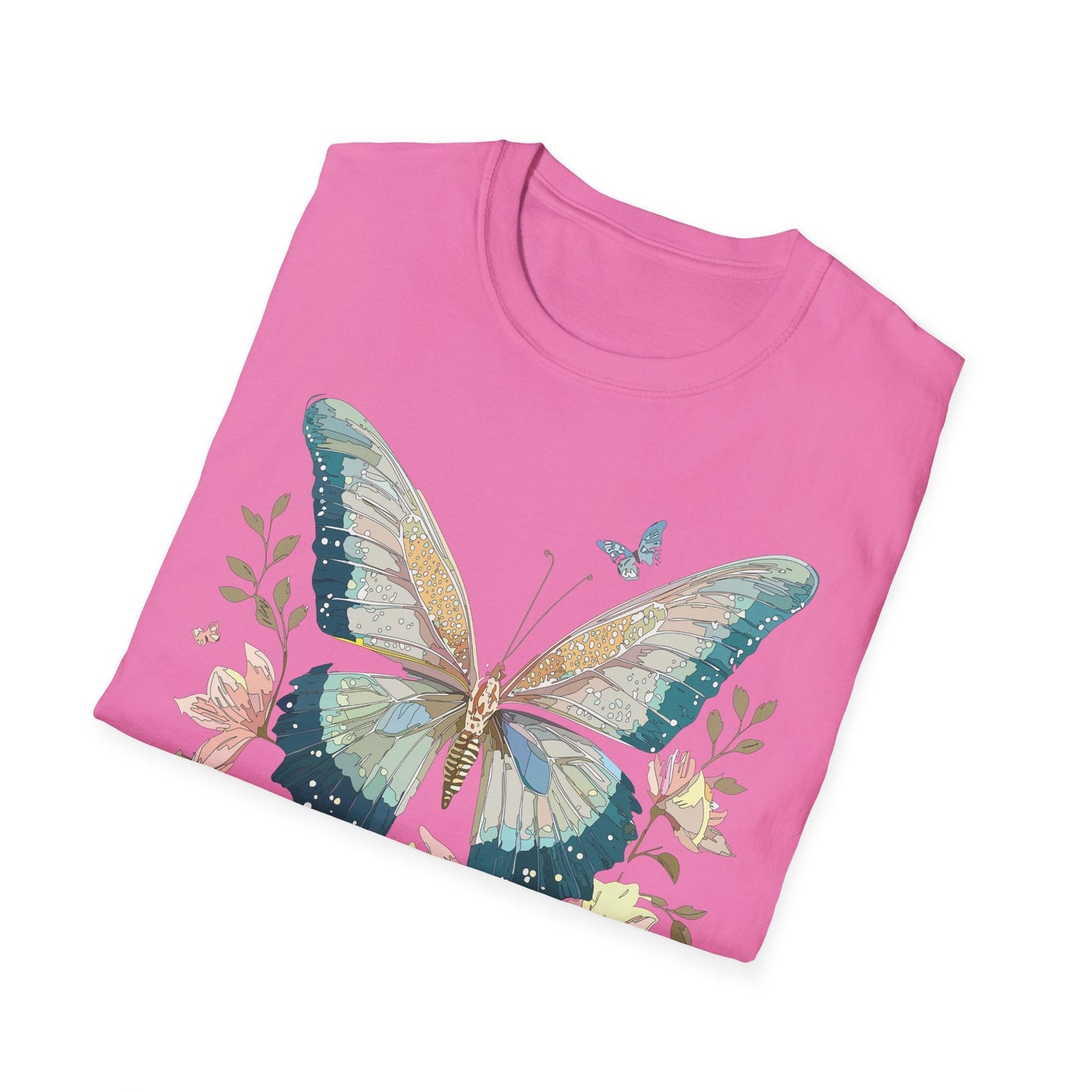 Butterfly T Shirt Unisex Softstyle Short Sleeve Gildan 64000 Monarch Inspired Shirt