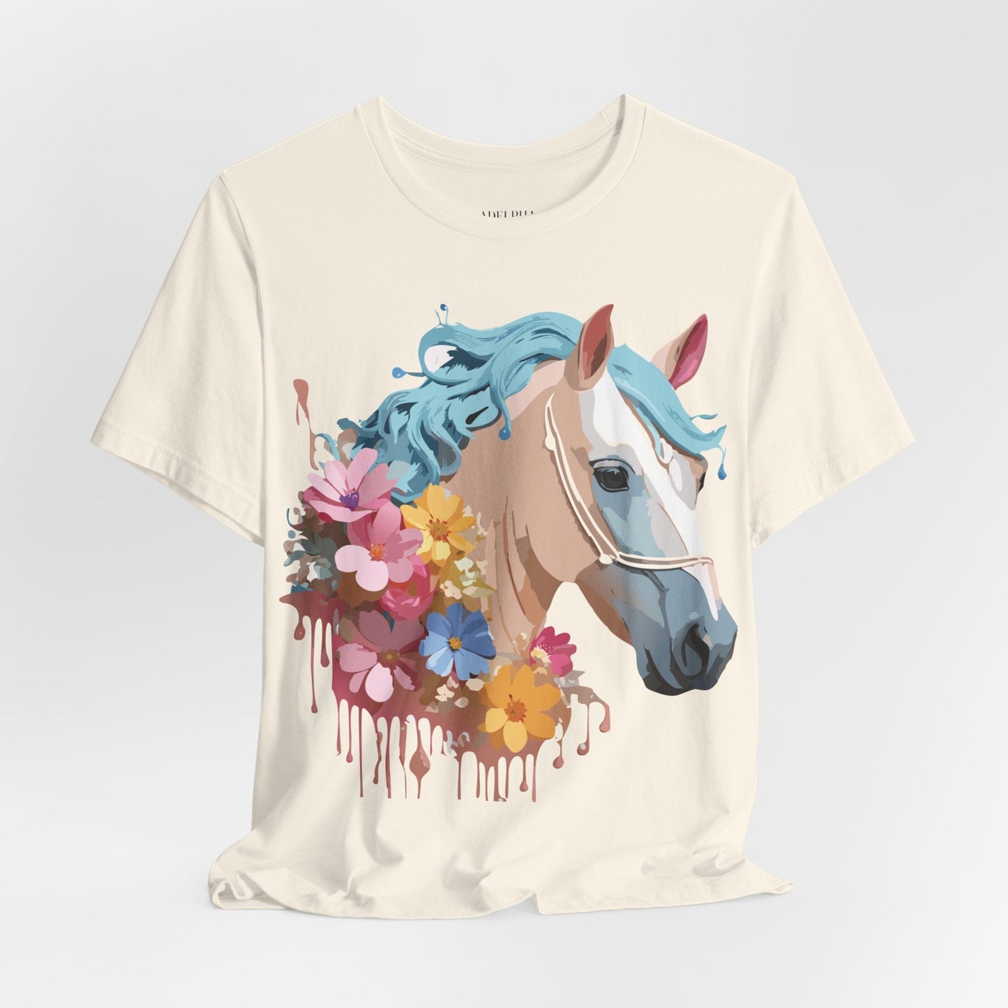 Horse Graphic Unisex 100 Cotton Vintage Animal Art T-Shirt 17