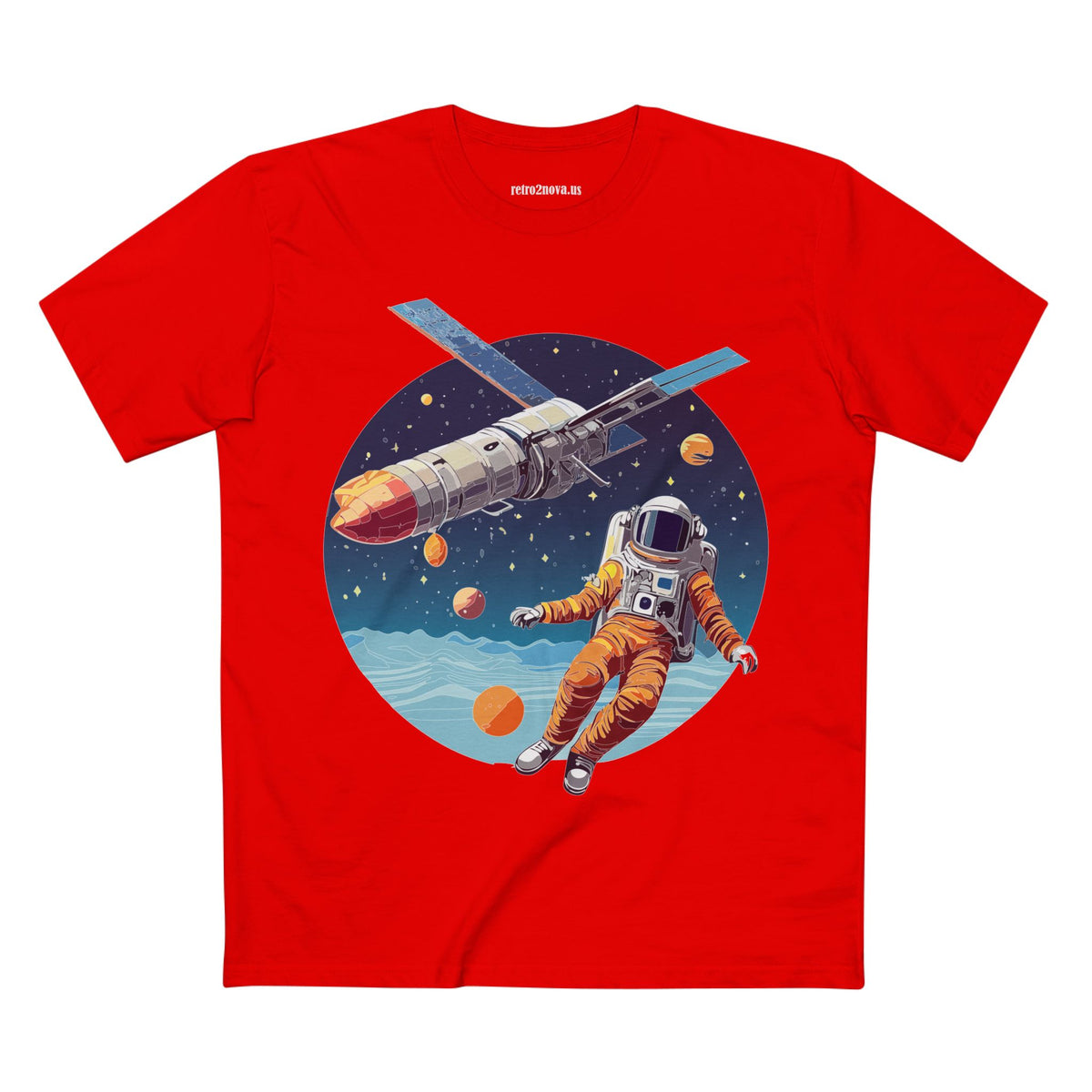 Cosmos Astronaut Graphic Tee Staple Unisex 100 Cotton Tee Shirt - CS-5