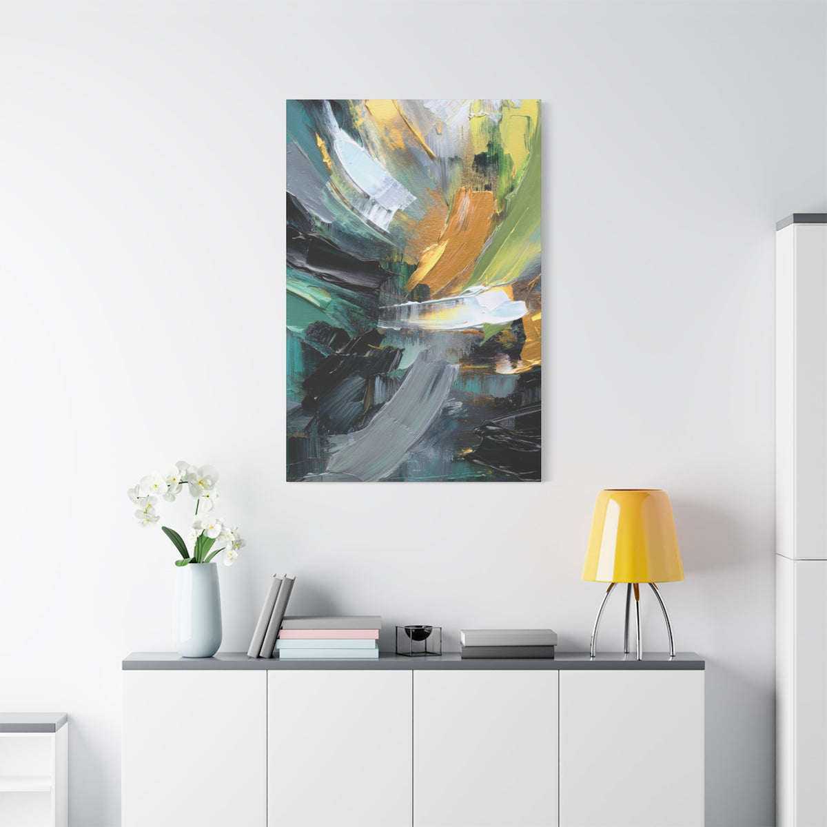 Abstract Oil Painting Print Canvas 20x24,20x30,24x30 24x32,24x36,30x40 32x48,36x48,40x60 Pine-Wood Inner Frame ABS-80