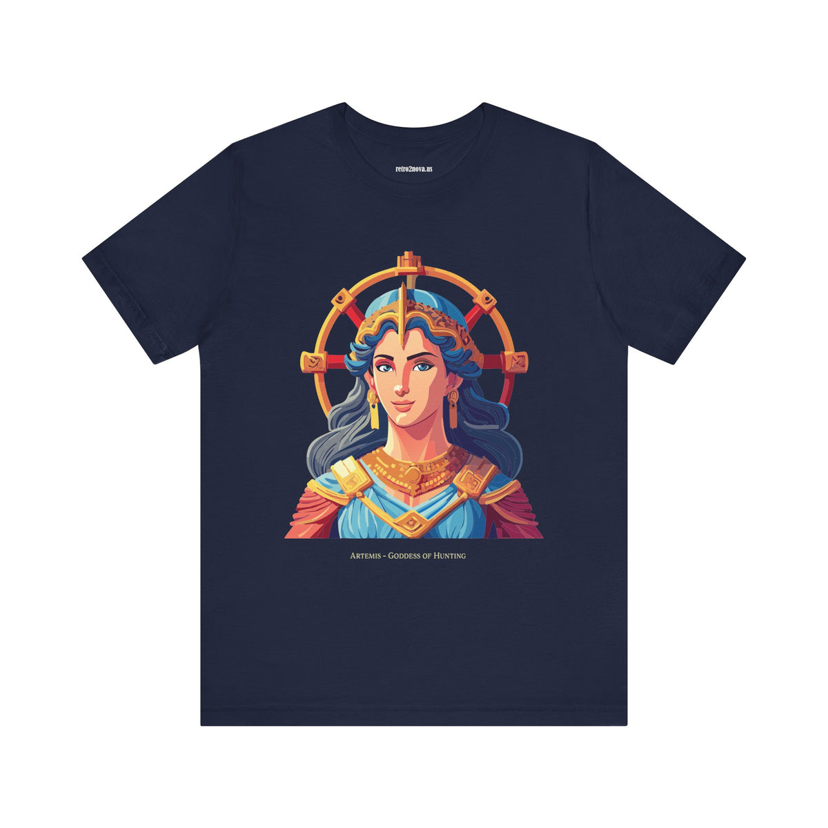 Goddess Graphic Unisex Cotton Bella+Canvas Tee with Artemis