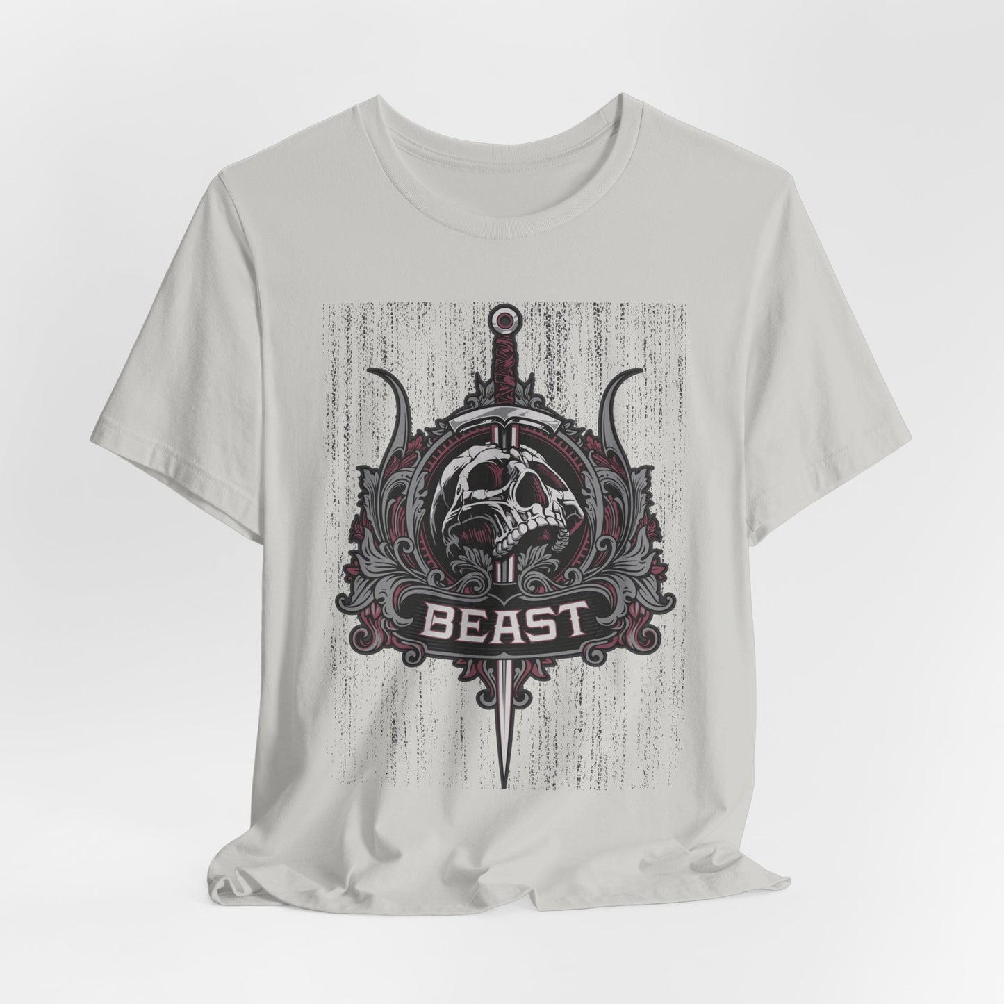 Beast Graphic Tee, Graphic T-Shirt, Artistic Vintage T-Shirt, Vintage Shirt, Skull Tee, Art Design Skull Tees