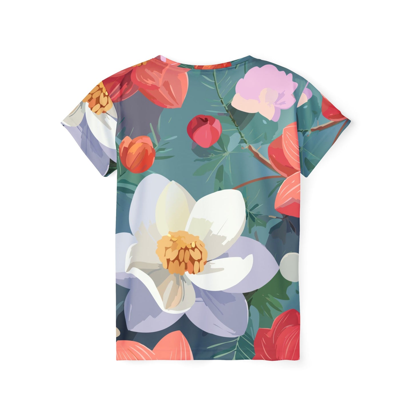 Floral Print Shirt, Shirt with Flowers