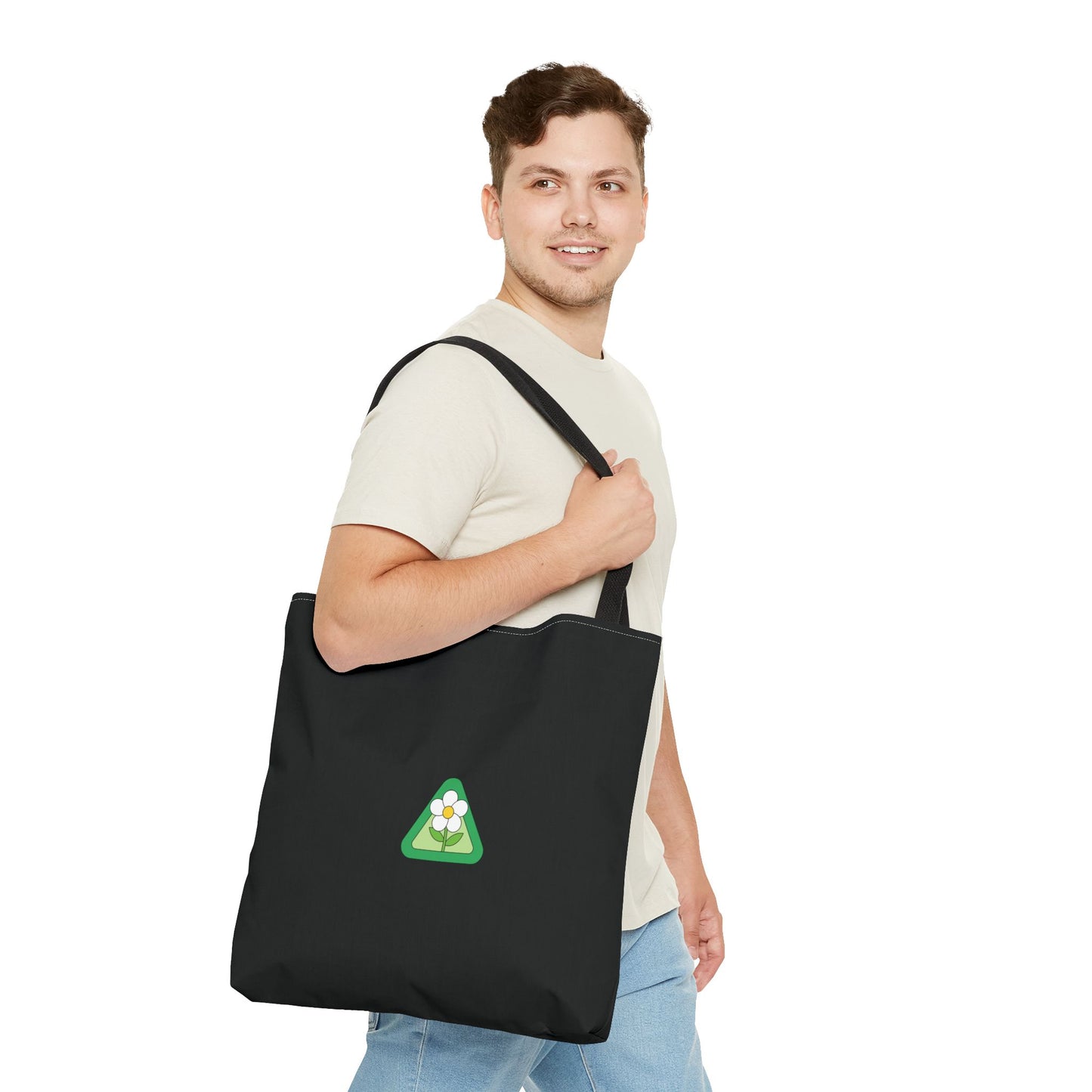 ECO BLACK COLOR CANVAS BAG HIGH-QUALITY 100% SPUN POLYESTER 3 SIZES BAG-E5
