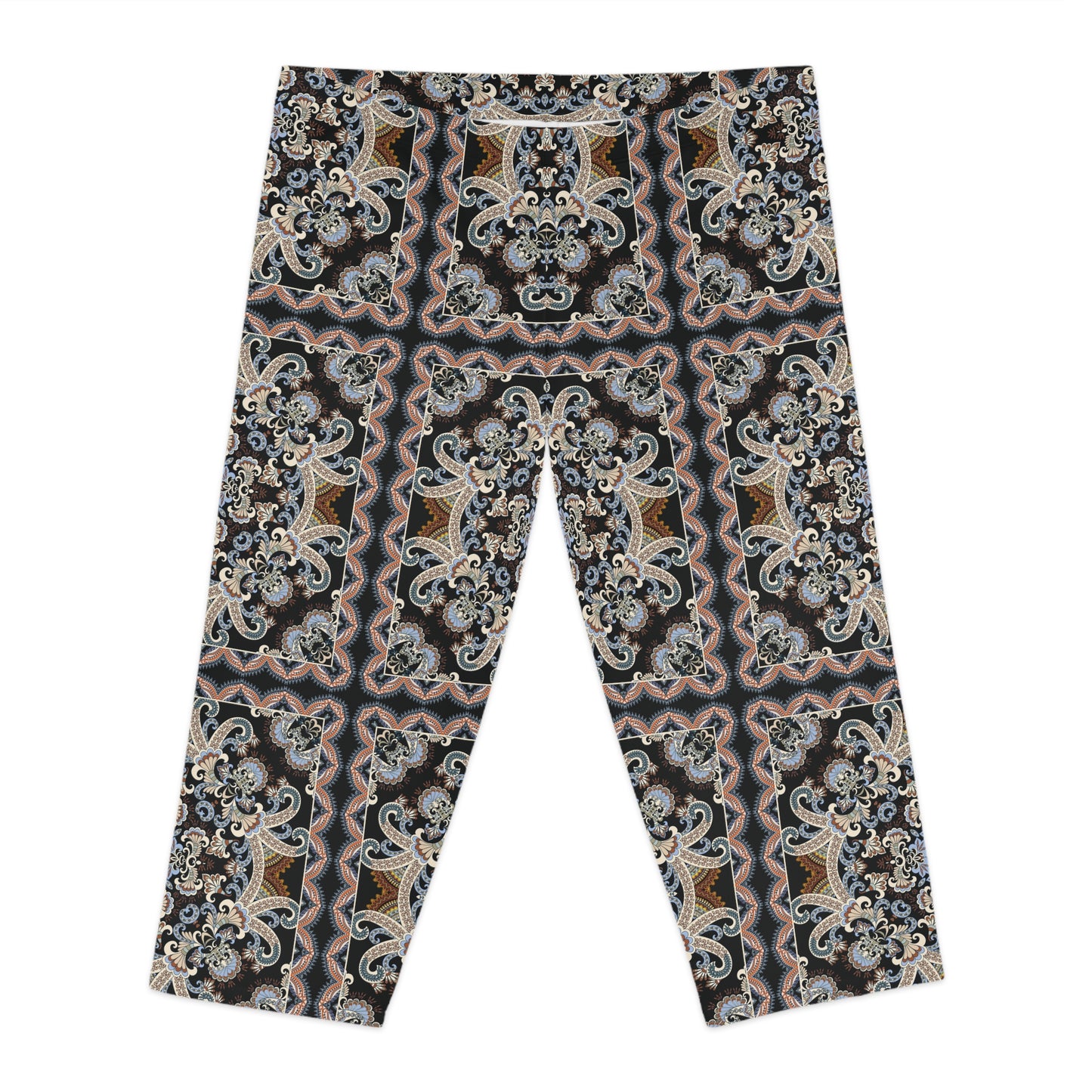 Capri leggings with traditional print