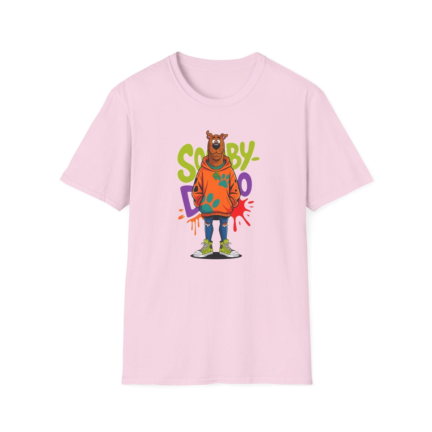 Unisex Cartoon T Shirt With Animation Funny Animals Tee Gildan Softstyle 64000 100 Percent Cotton