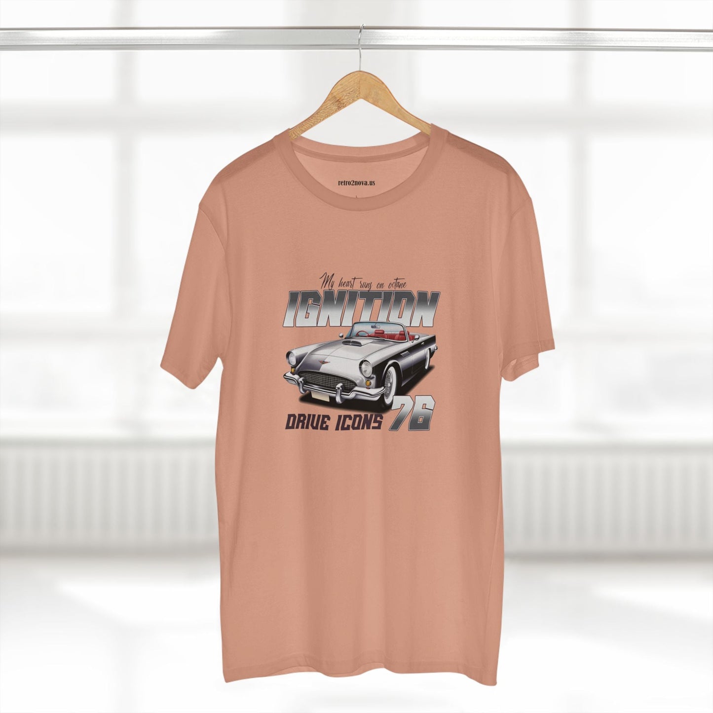 Retro Car Shirts Vintage Car Shirts RC11 Unisex Premium Cotton Tee With Original Art Design