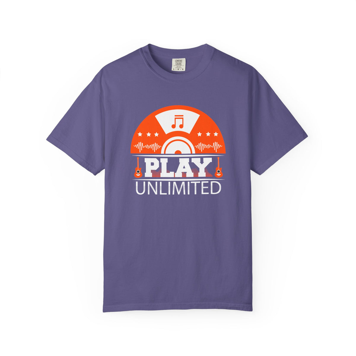 Play Unlimited music vinyl graphic T-Shirt Retro record player Unisex Cotton Tee 079