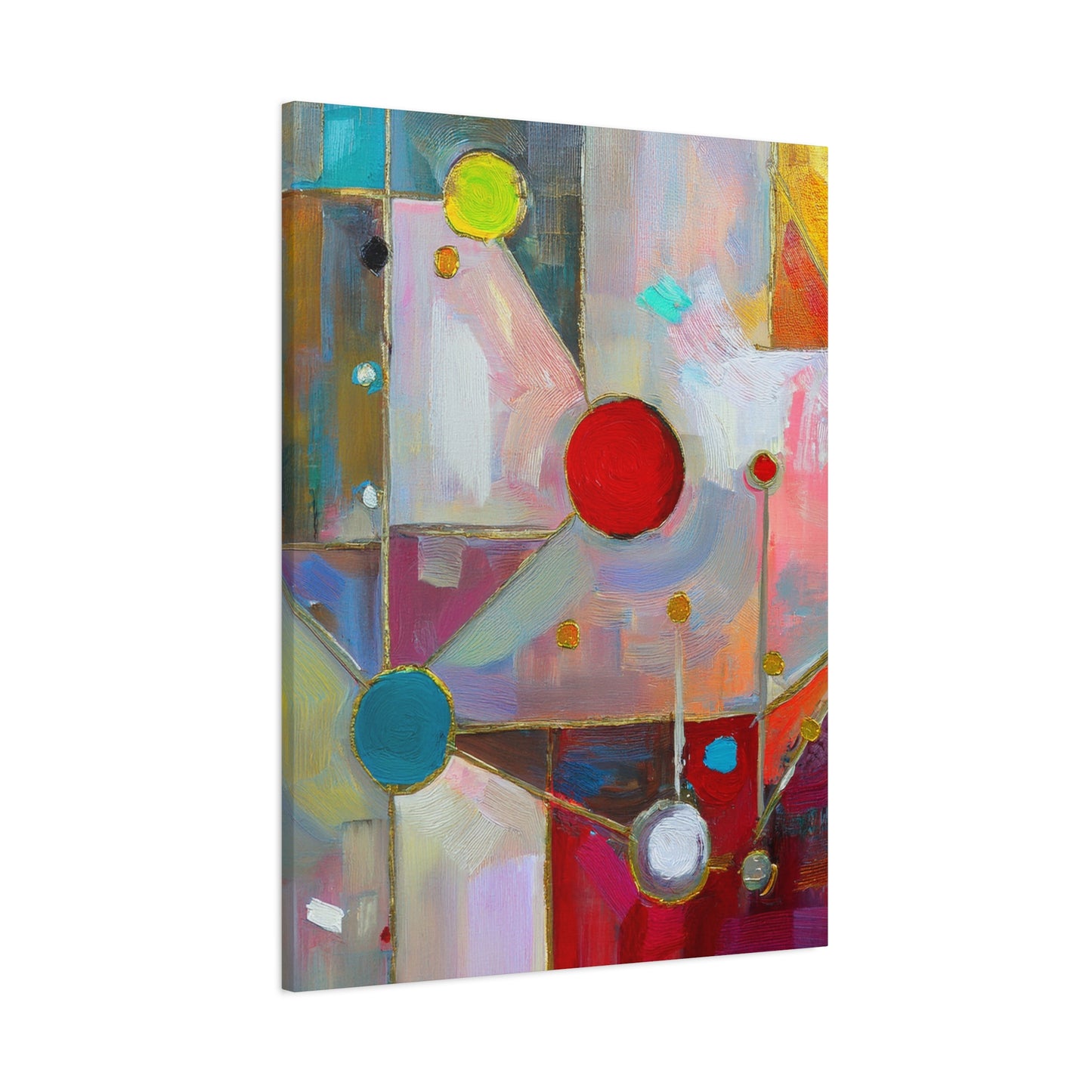Abstract Oil Painting Print Canvas 20x24,20x30,24x30 24x32,24x36,30x40 32x48,36x48,40x60 Pine-Wood Inner Frame ABS-175