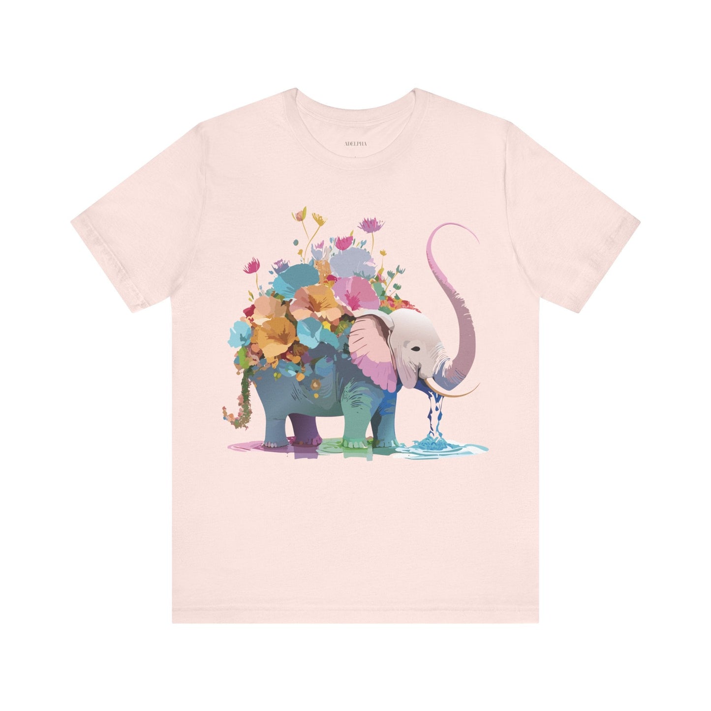 Elephant Graphic Unisex 100 Cotton Jersey Vintage Art Design Tee 13