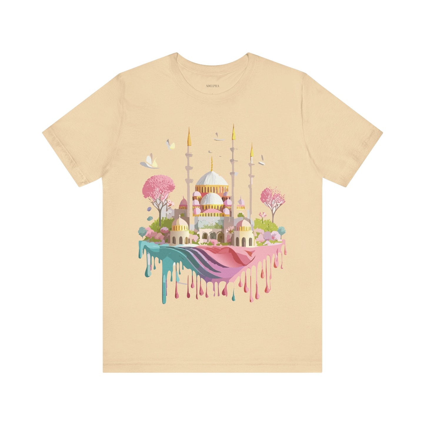 Istanbul Tourist Shirt Graphic Tee Unisex Jersey Short Sleeve Vintage Inspired Art Adelpha