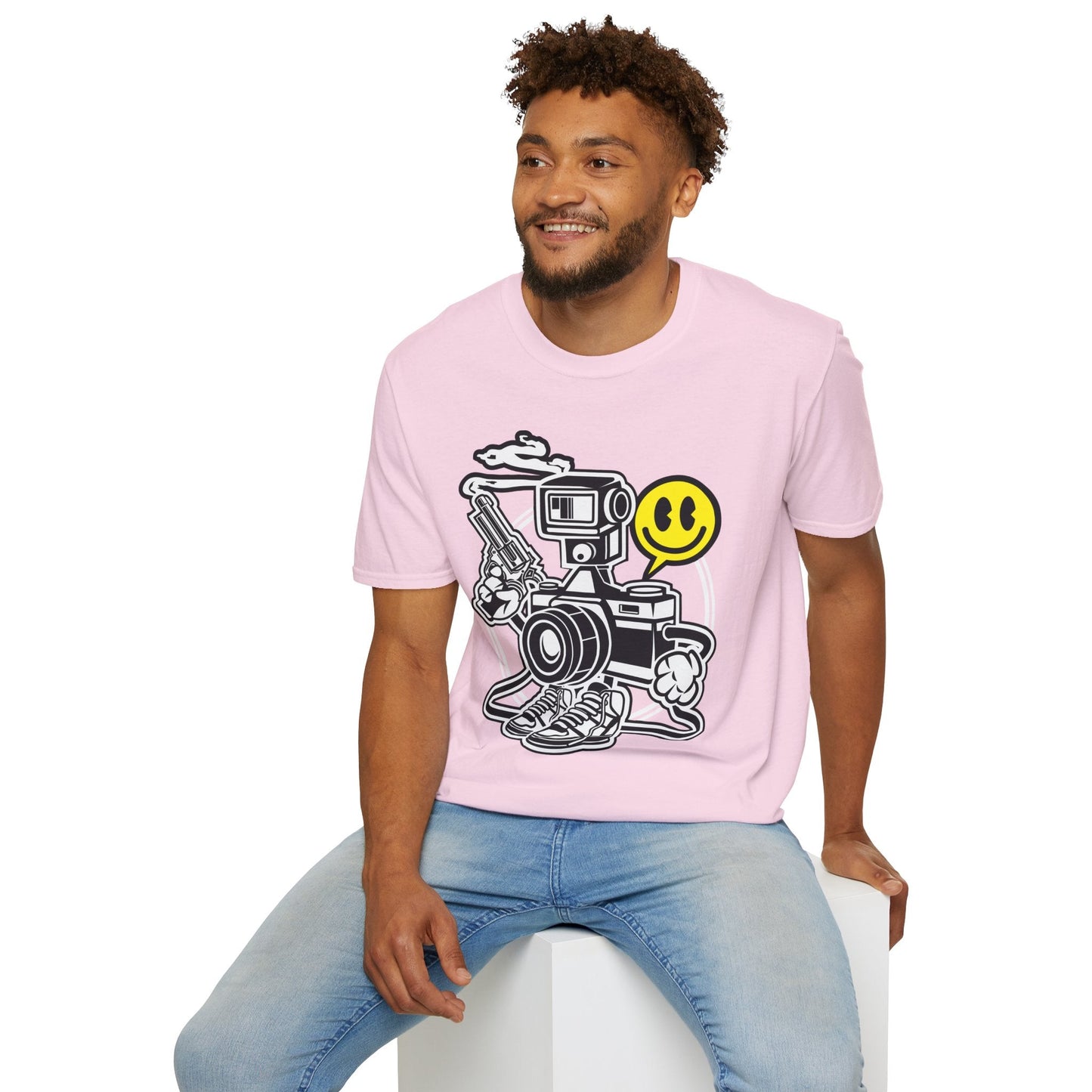 Cartoon T Shirt Animation Graphic Tee Unisex Funny Tee Shirt Gildan Softstyle 64000
