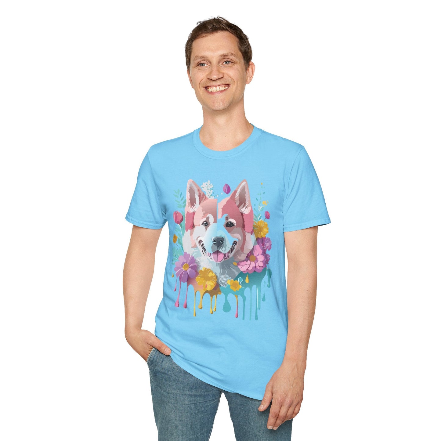 Dog Shirt Unisex Tee Softstyle Cotton Comfort for Animal Lovers