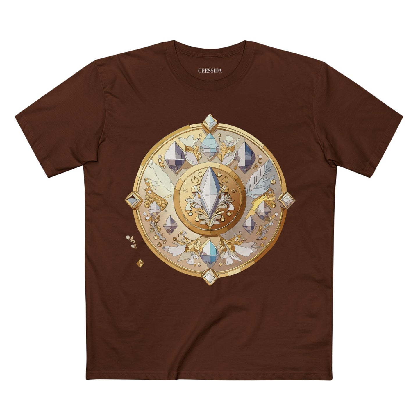 Medallion Graphic T-Shirt Unisex 100 Cotton With Gold Art Design Medal Tee 24