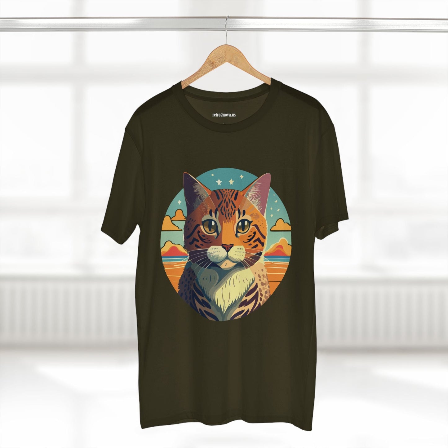 Unisex Premium Cotton Tee With Original Cat Art Design Animal Shirt For Cat Lovers Comfortable Breathable Everyday Wear