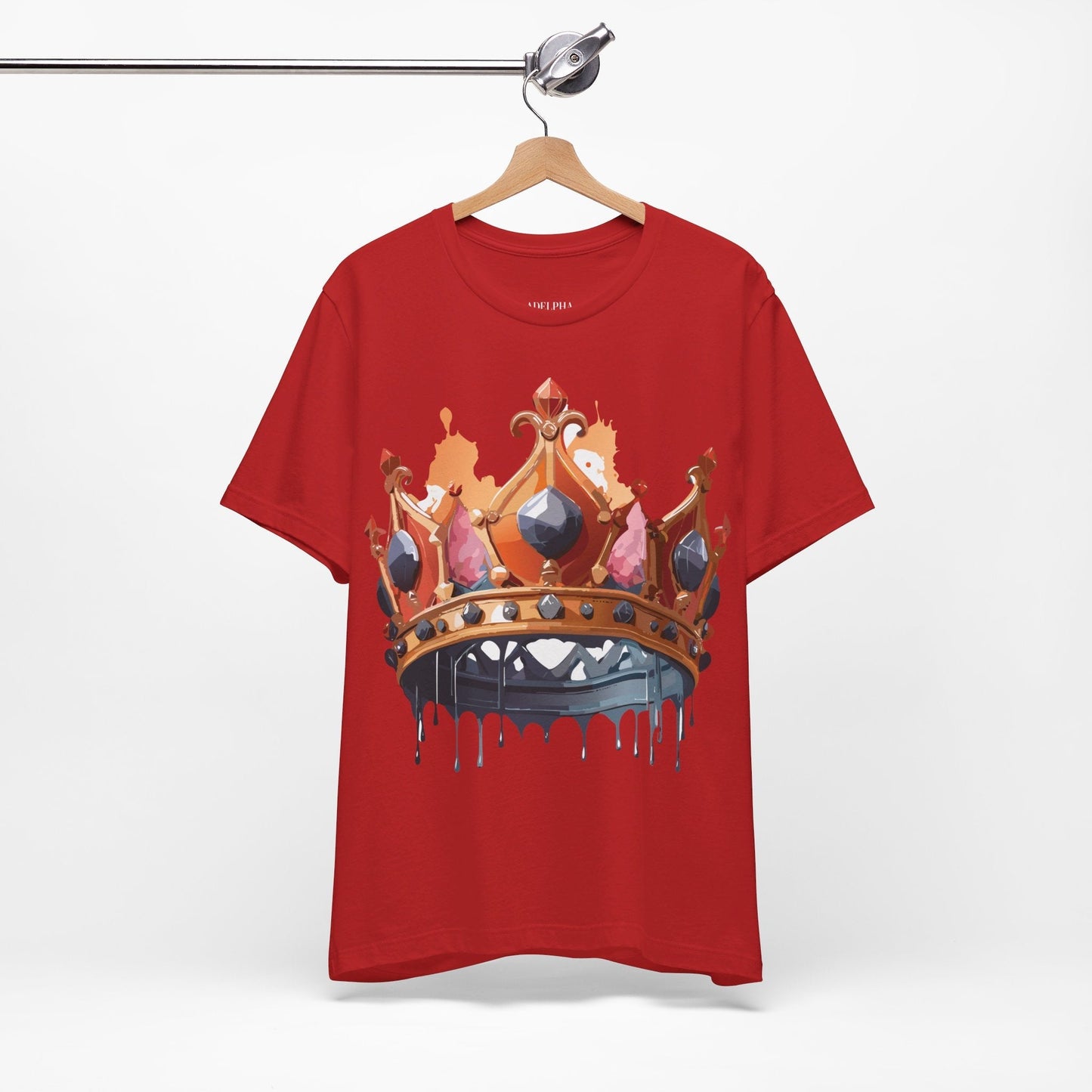 Adelpha Crown Graphic Tee Unisex Jersey Short Sleeve Art Design Vintage Inspired Shirt