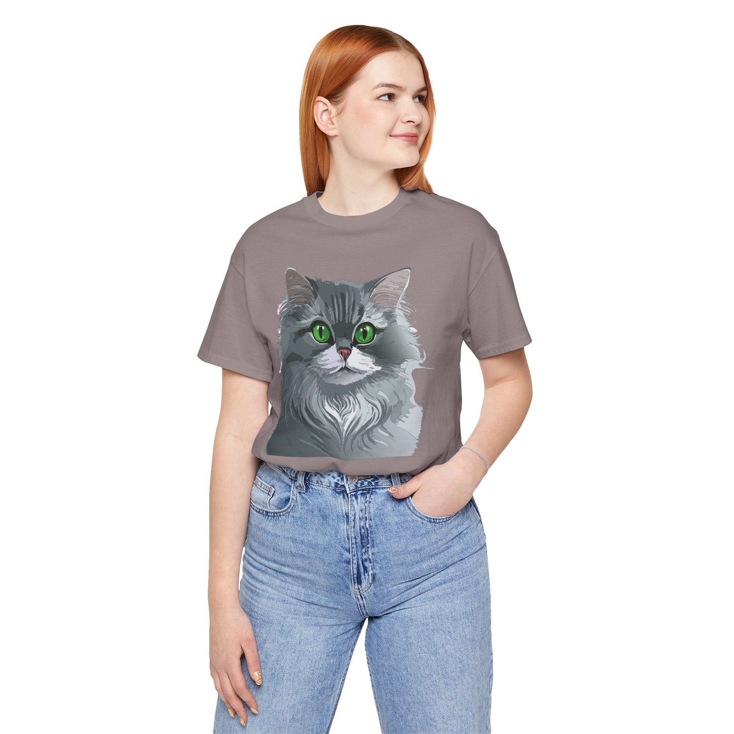 Unisex Animal Shirt With Art Design Animals Tee Short Sleeve Jersey Style Wild Animals Shirt