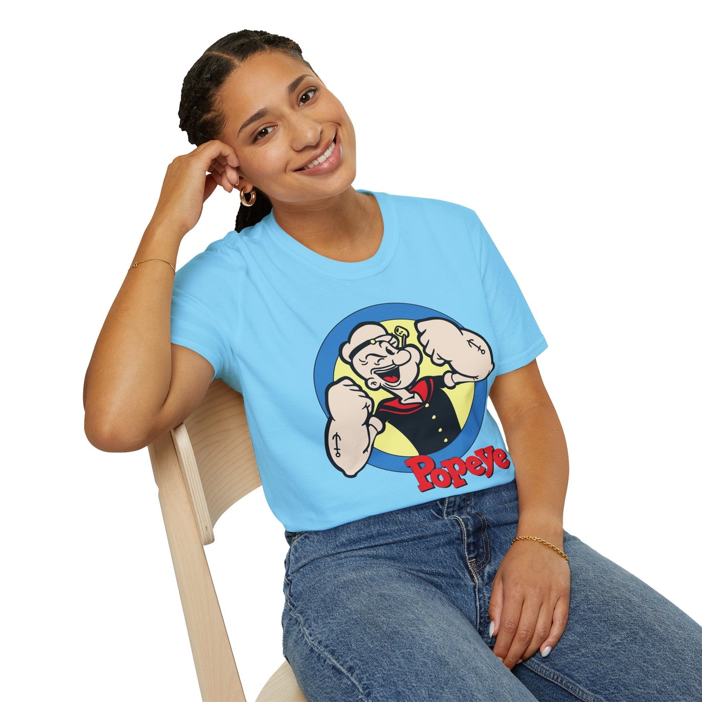 Unisex Cartoon T Shirt With Art Design Funny Animation Tee Gildan Softstyle 64000