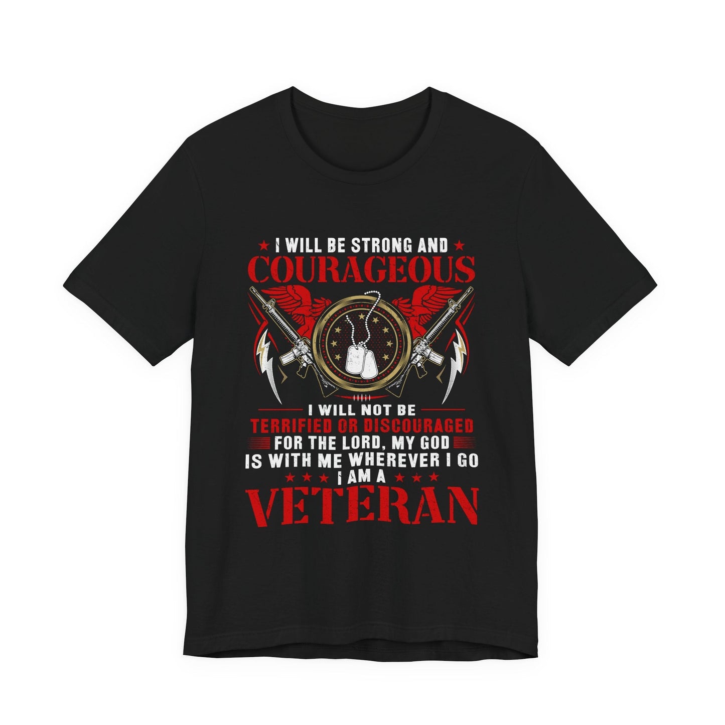 Army Veteran Patriotic Graphic Design Unisex Cotton T-Shirt v37