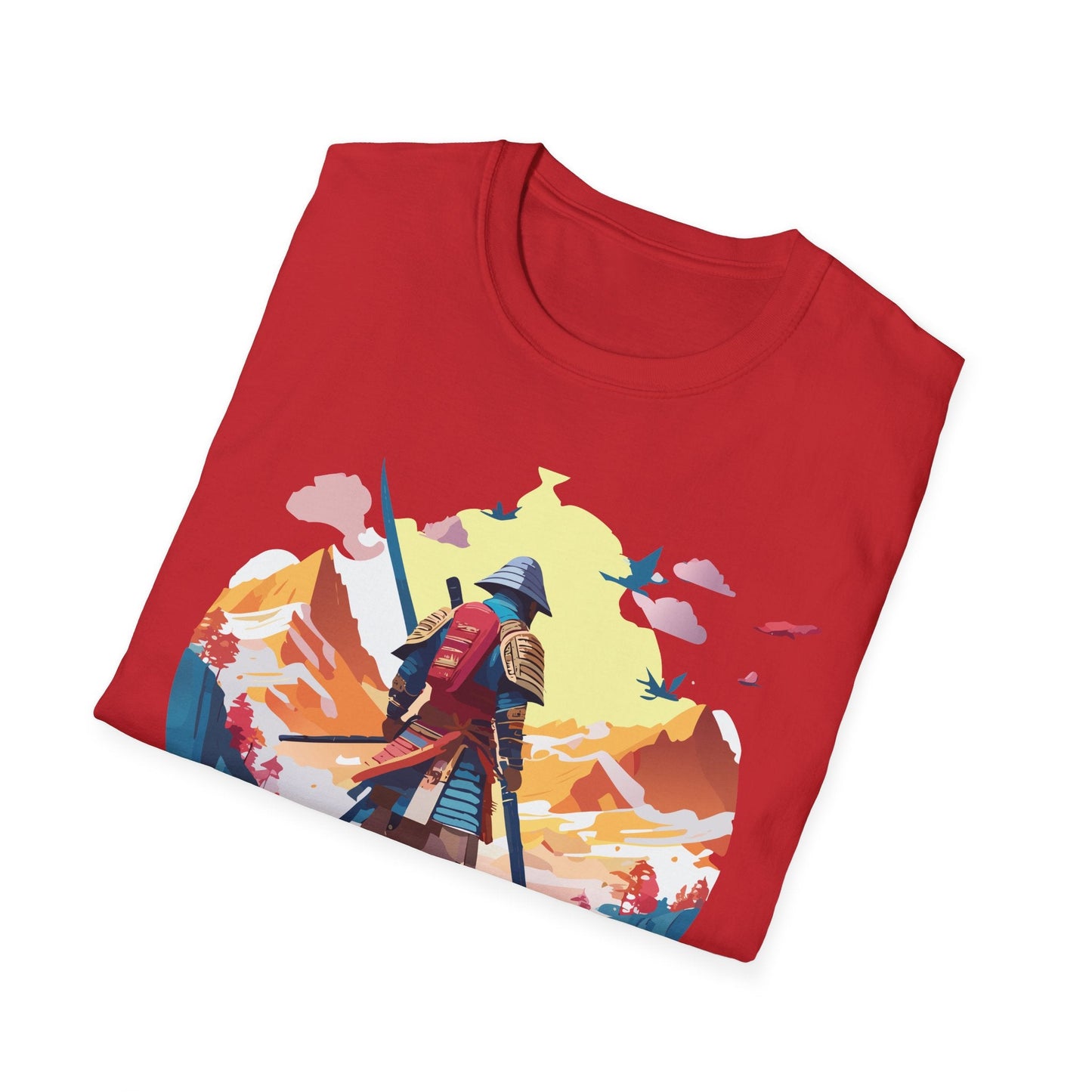 Samurai Shirt Unisex T Shirt Gildan Softstyle 64000 Cotton Tee For Everyday Comfort