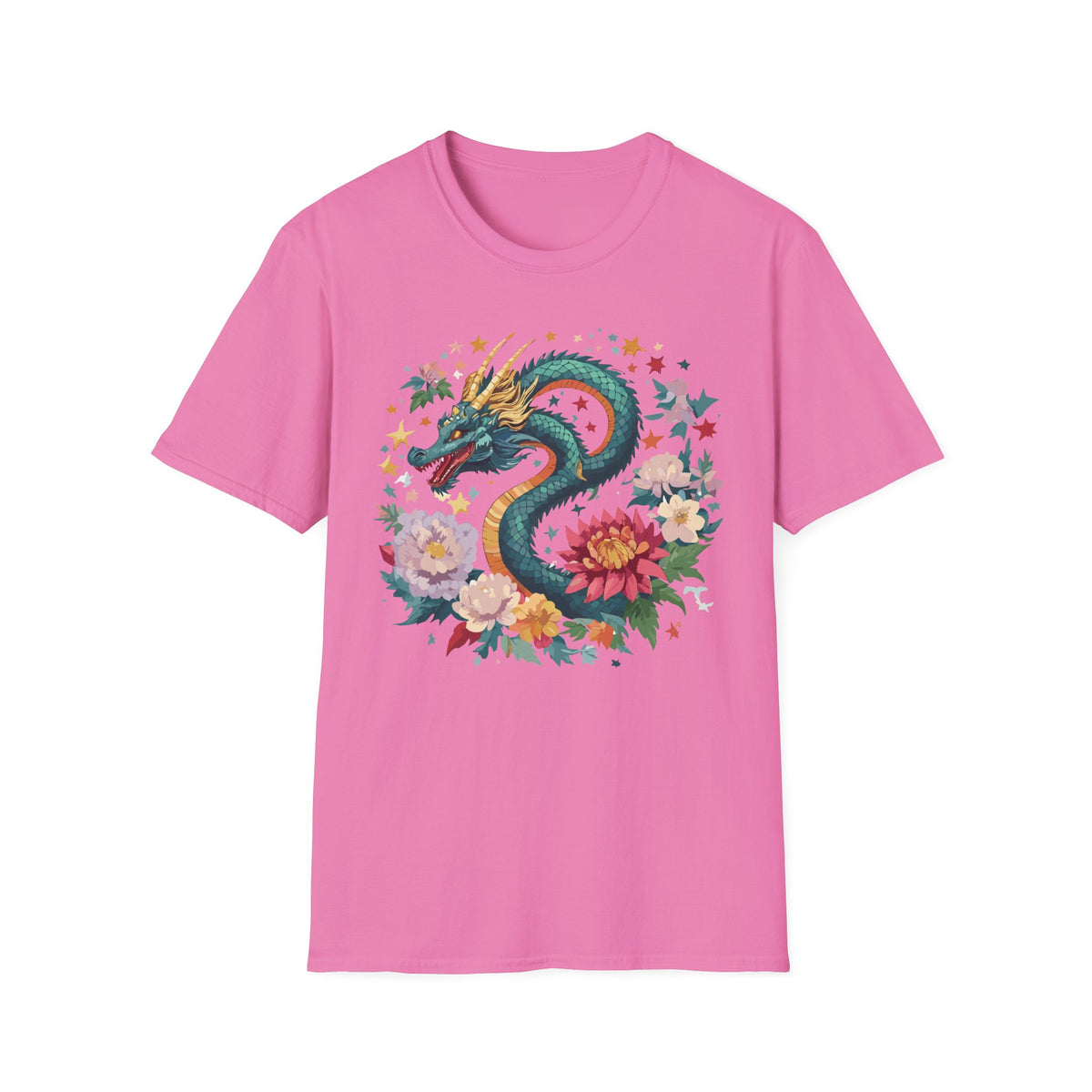 Dragon Graphic Tee Gildan Unisex 100 Cotton Tee Shirt with Animal a39