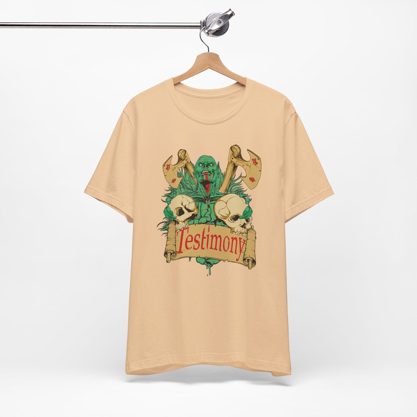 Cthulhu Skull Axes Testimony Tee Lovecraft Horror Mythos Shirt Art-42