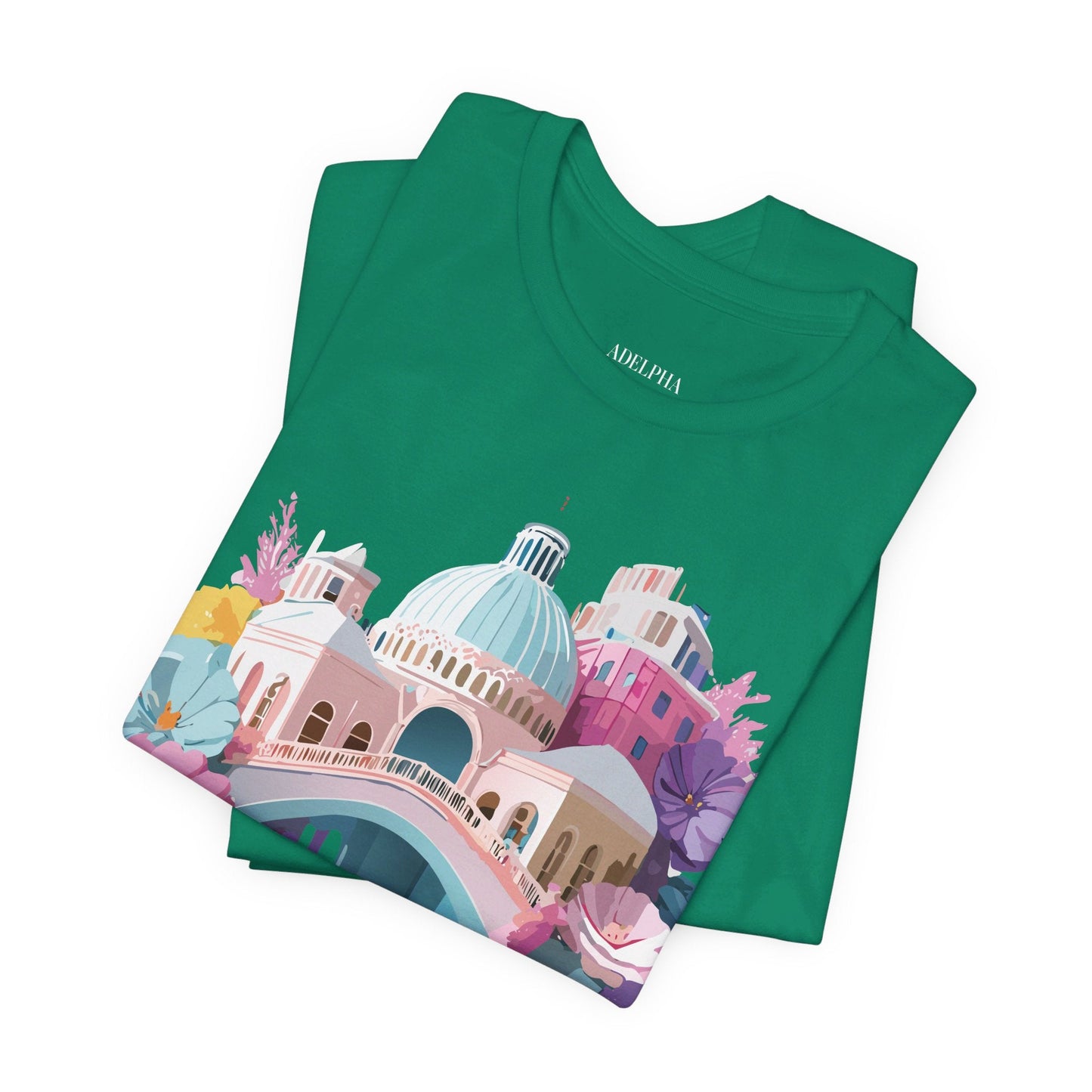 Venice Tourist Graphic Tee Unisex Jersey Short Sleeve Vintage Inspired Artwork Adelpha