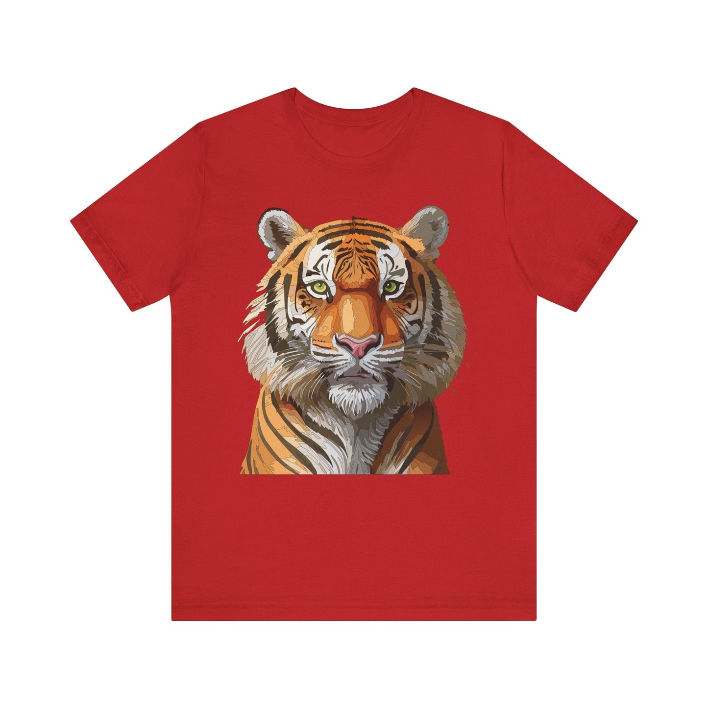 Unisex Animal Art Design Tee Shirt Wild Animals Graphic Tee Softstyle Gildan 64000