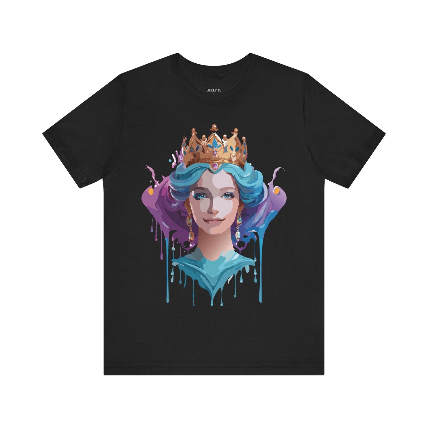 Queen Woman Portrait Graphic Unisex 100 Cotton Vintage Artwork Tee 1
