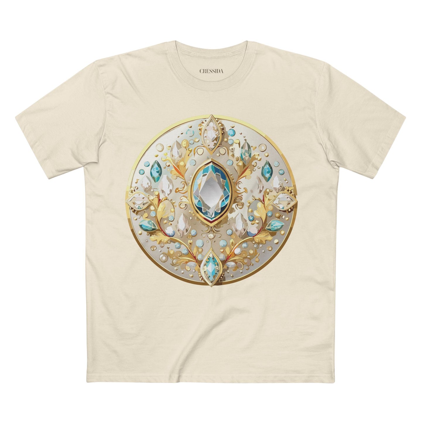 Medallion Graphic T-Shirt Unisex 100 Cotton With Gold Art Design Medal Tee 22