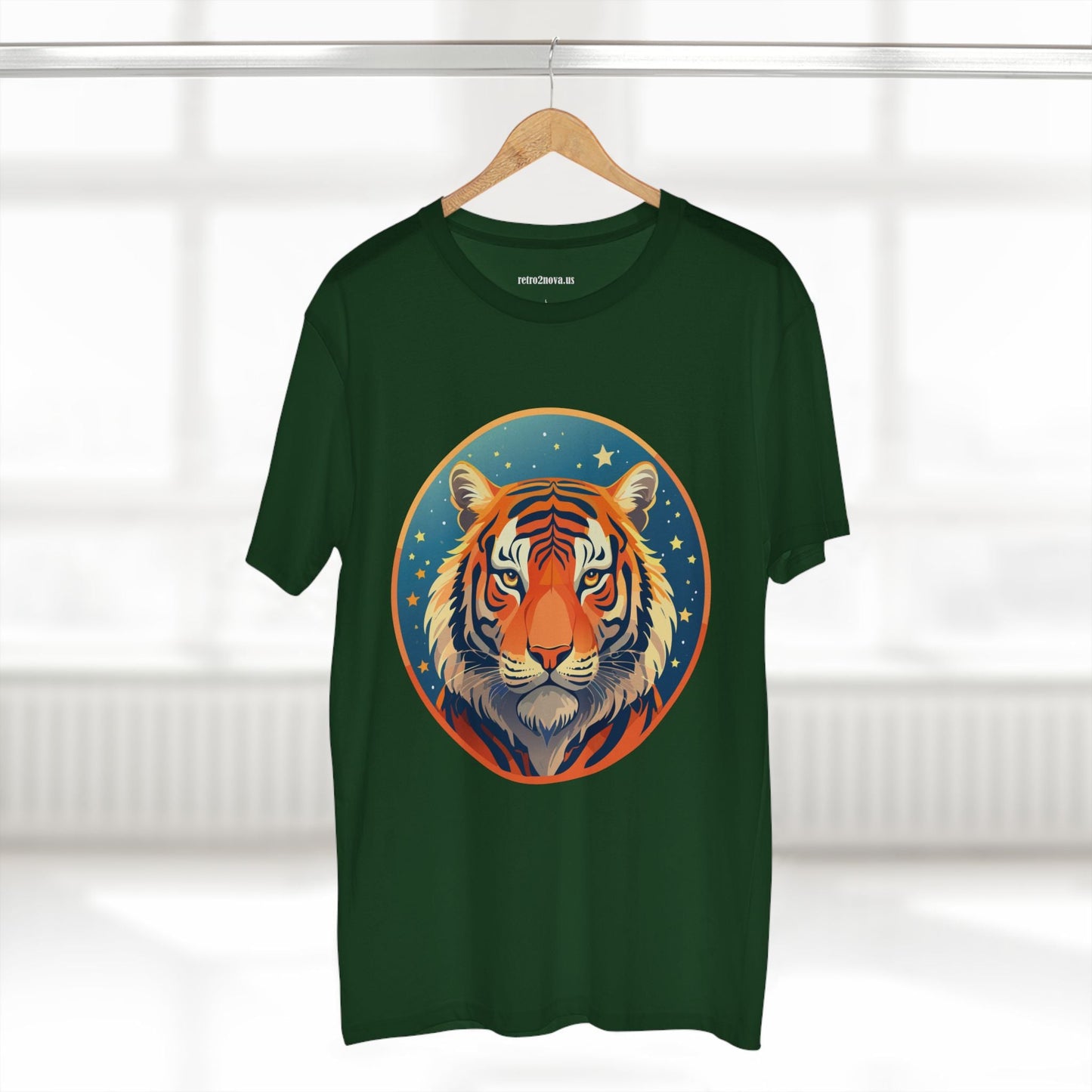 Unisex Premium Cotton Tiger Shirt Art Tee Original Design Animal Shirt Everyday Comfort Handmade Graphic Art Collection