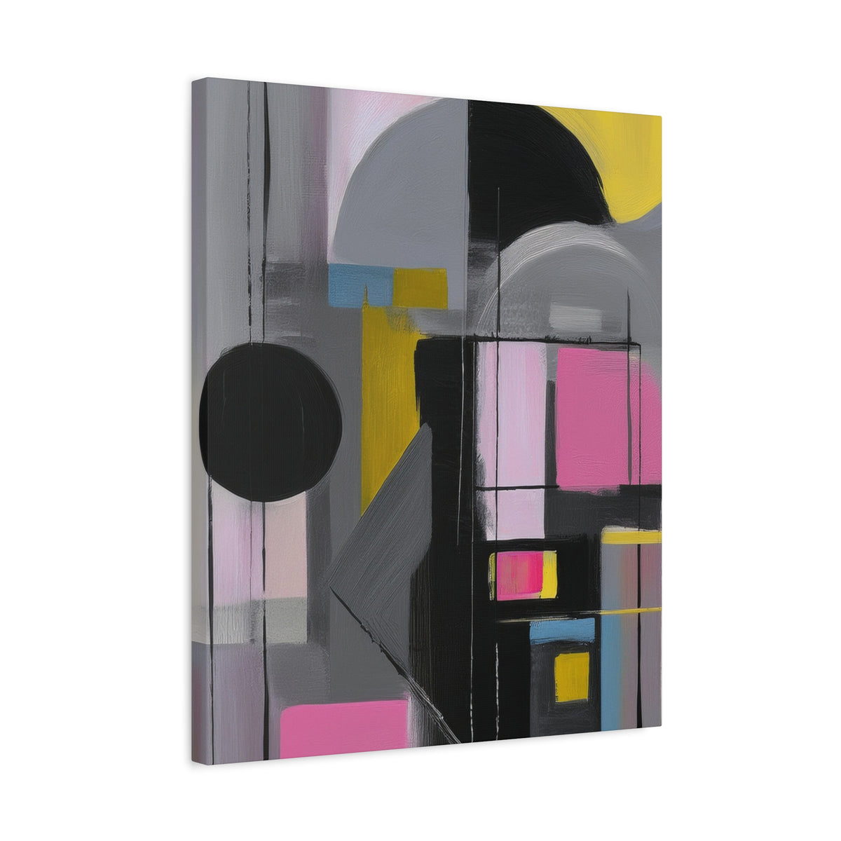 Abstract Geometric Painting Print Canvas 20x24,20x30,24x30 24x32,24x36,30x40 32x48,36x48,40x60 Pine-Wood Inner Frame ABS-37