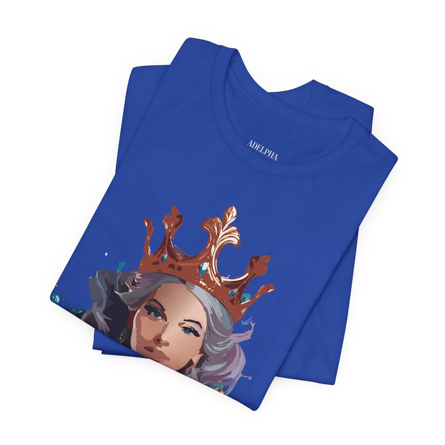 Queen Graphic Tee By Adelpha Art Design Unisex Short Sleeve Vintage Inspired Shirt