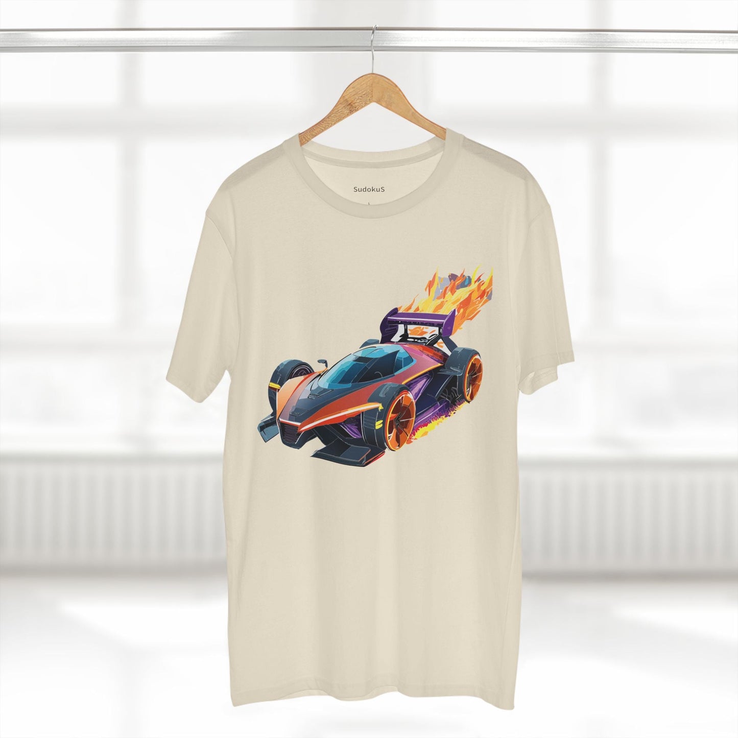 Car Graphic Unisex 100 Cotton Staple Tee 16
