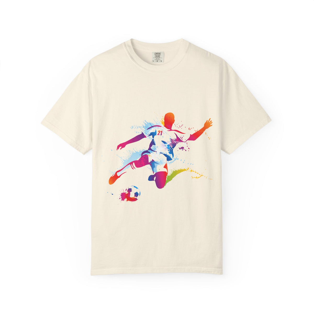 Sports Graphic Unisex T-Shirt Garment Dyed Cotton Relaxed Fit Comfort Colors 5