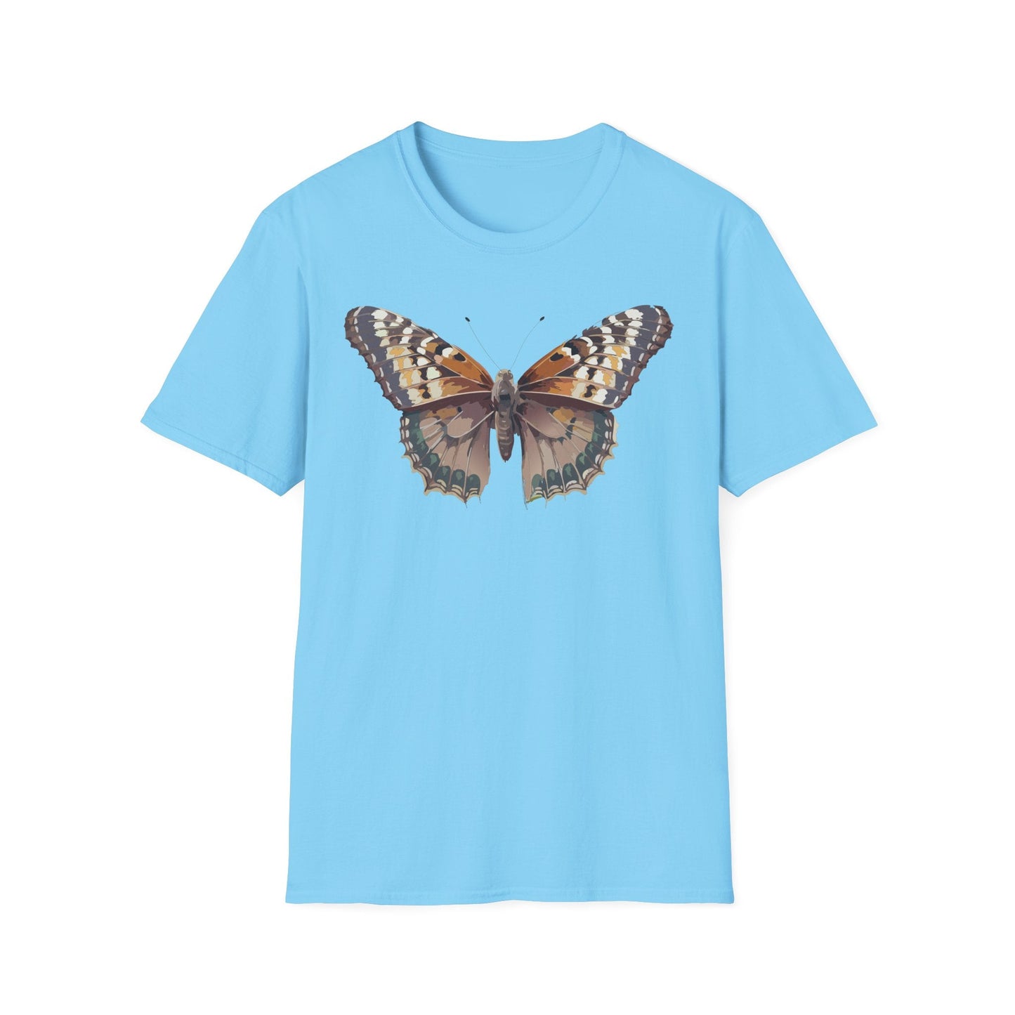 Monarch Butterfly Shirt Unisex T Shirt Design Gildan Softstyle 64000 100 Percent Ring Spun Cotton